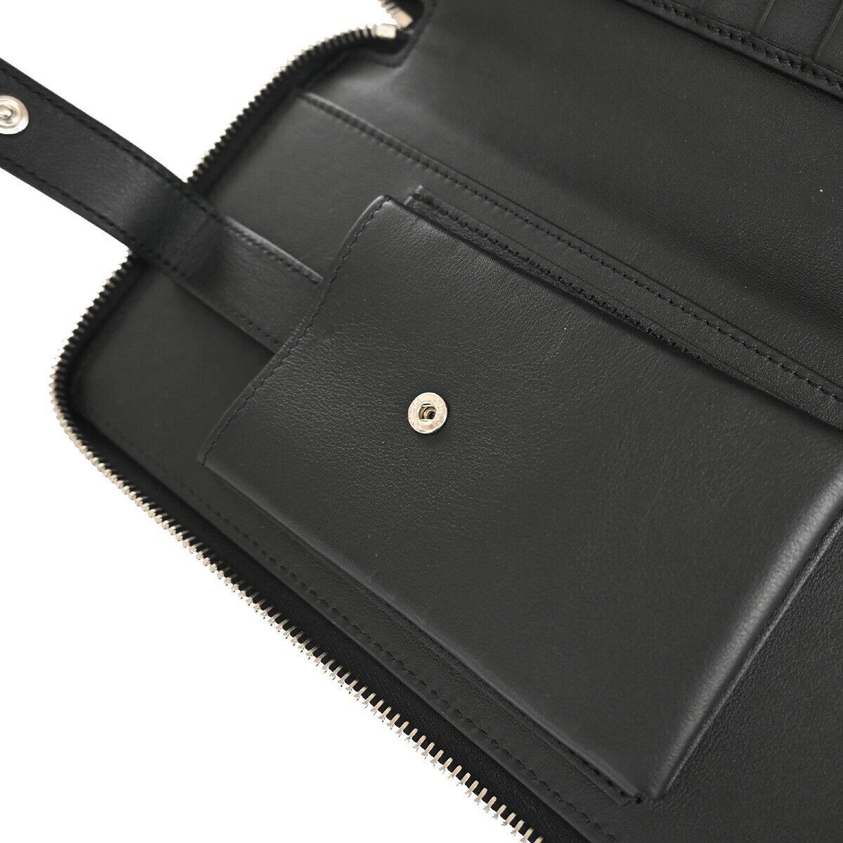 Gucci Micro ssima Black Leather Wallet (Pre-Owned) Size ONE SIZE - 17 Thumbnail