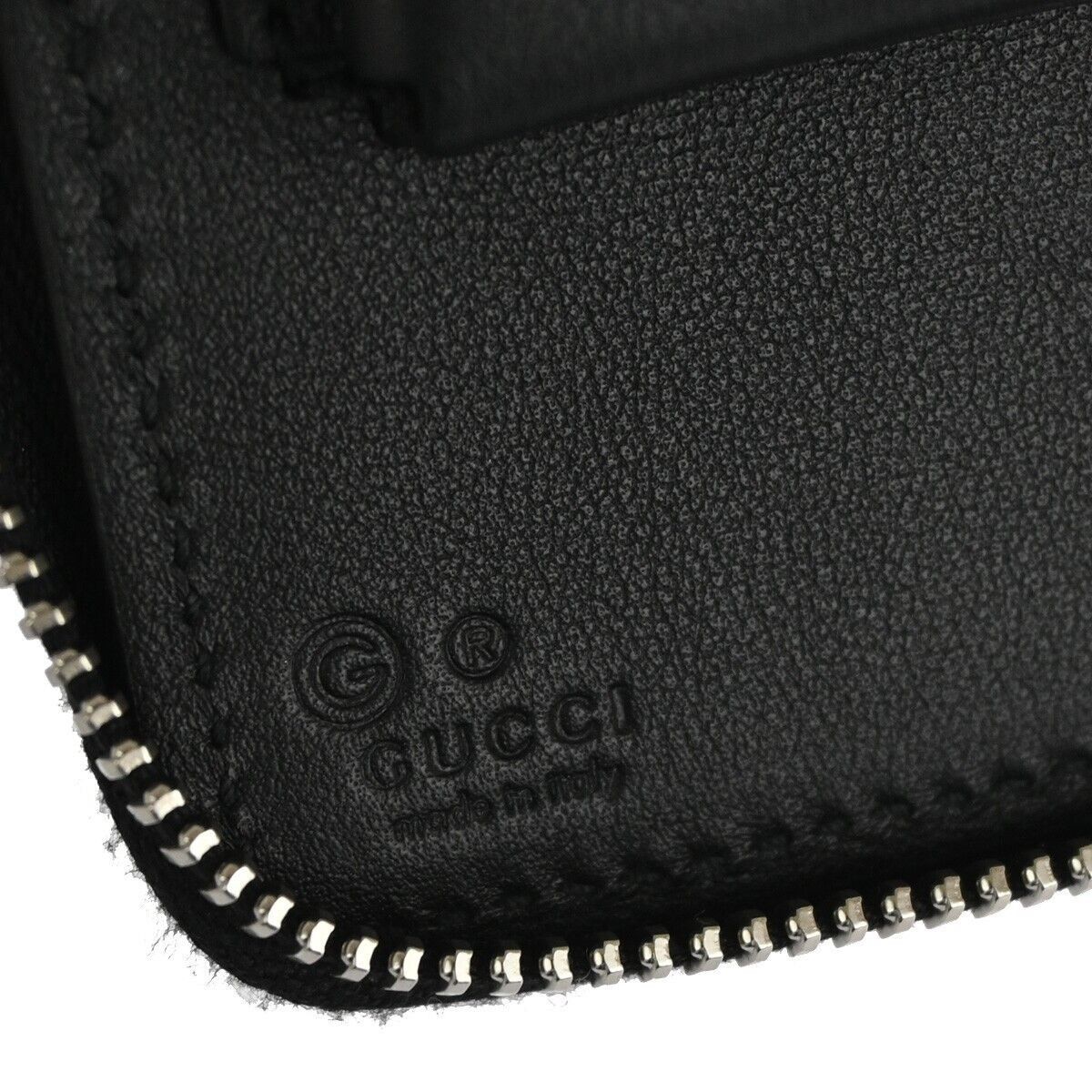 Gucci Micro ssima Black Leather Wallet (Pre-Owned) Size ONE SIZE - 9 Thumbnail