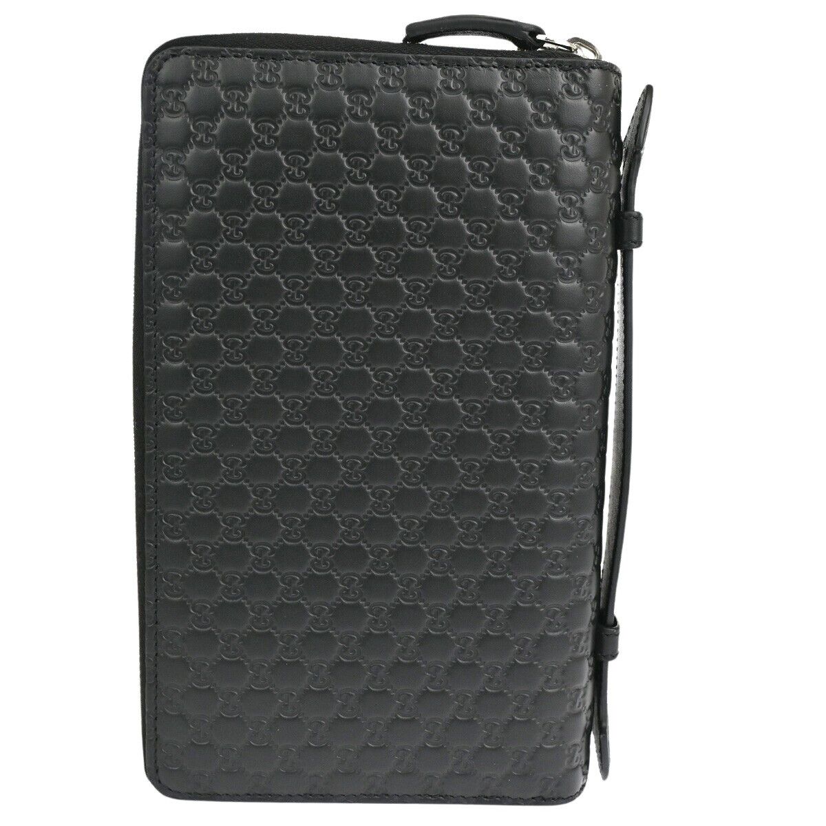 Gucci Micro ssima Black Leather Wallet (Pre-Owned) Size ONE SIZE - 2 Thumbnail