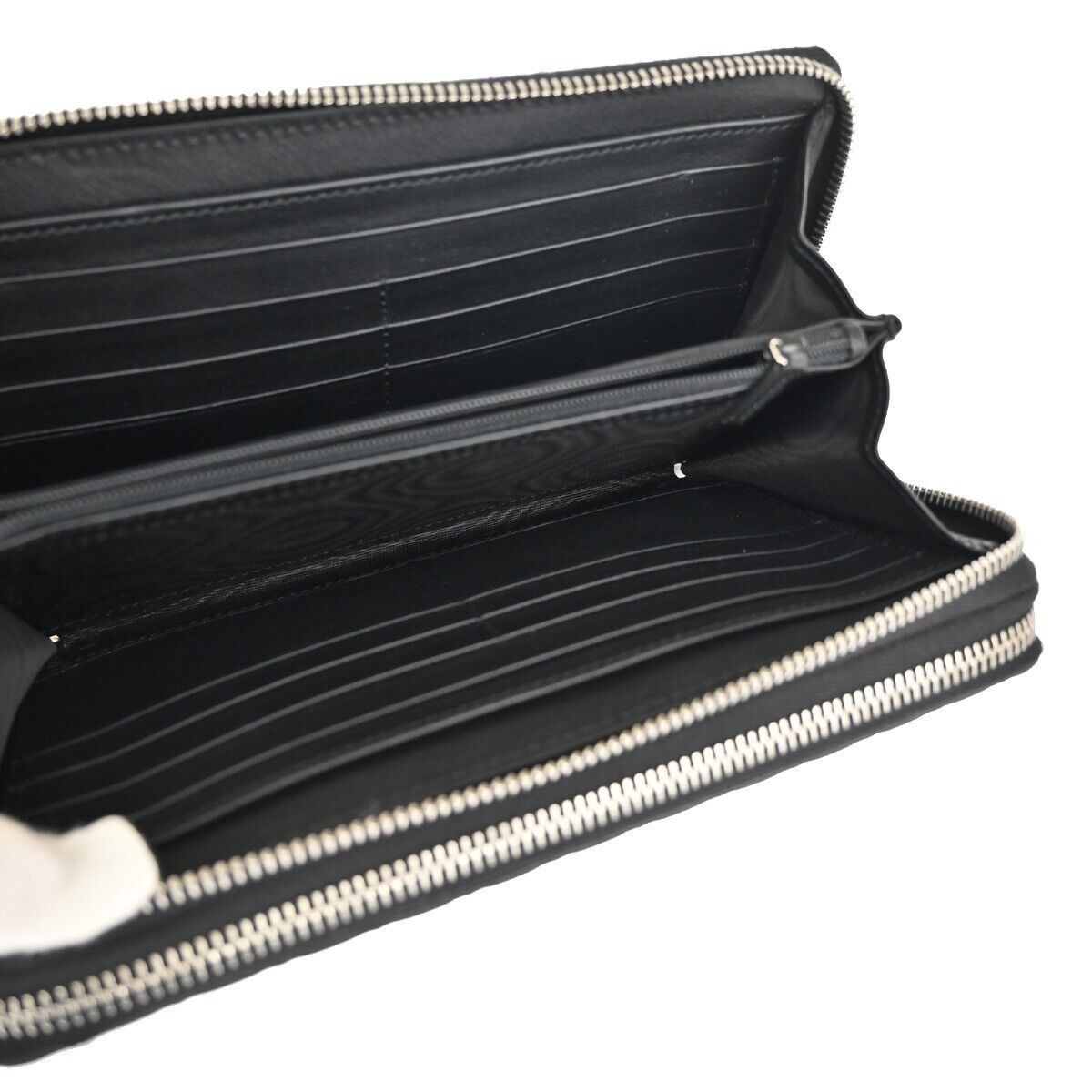 Gucci Micro ssima Black Leather Wallet (Pre-Owned) Size ONE SIZE - 7 Thumbnail