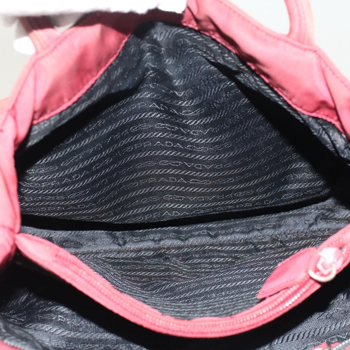 Prada Tessuto Red Synthetic Handbag (Pre-Owned) Size ONE SIZE - 19 Thumbnail