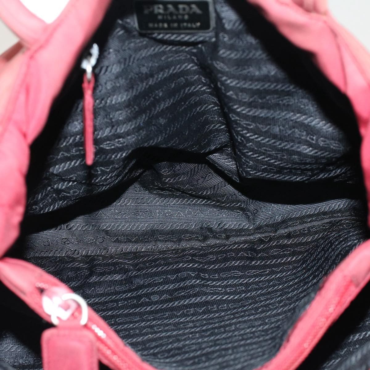 Prada Tessuto Red Synthetic Handbag (Pre-Owned) Size ONE SIZE - 5 Thumbnail
