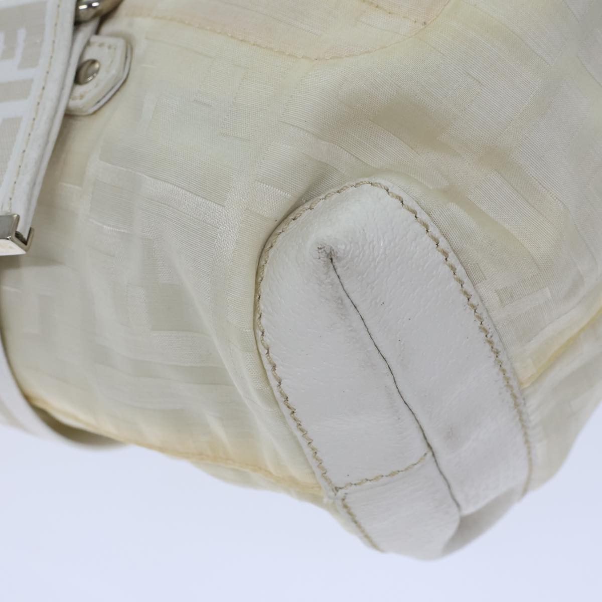 Fendi Zucca White Canvas Handbag (Pre-Owned) Size ONE SIZE - 17 Thumbnail