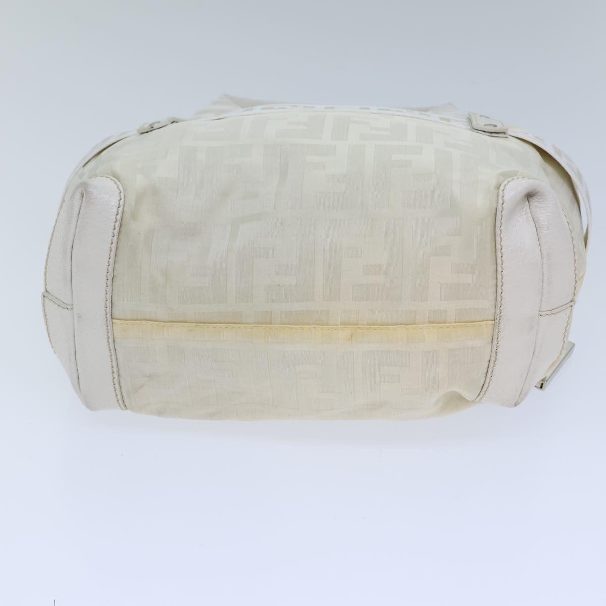 Fendi Zucca White Canvas Handbag (Pre-Owned) Size ONE SIZE - 3 Thumbnail