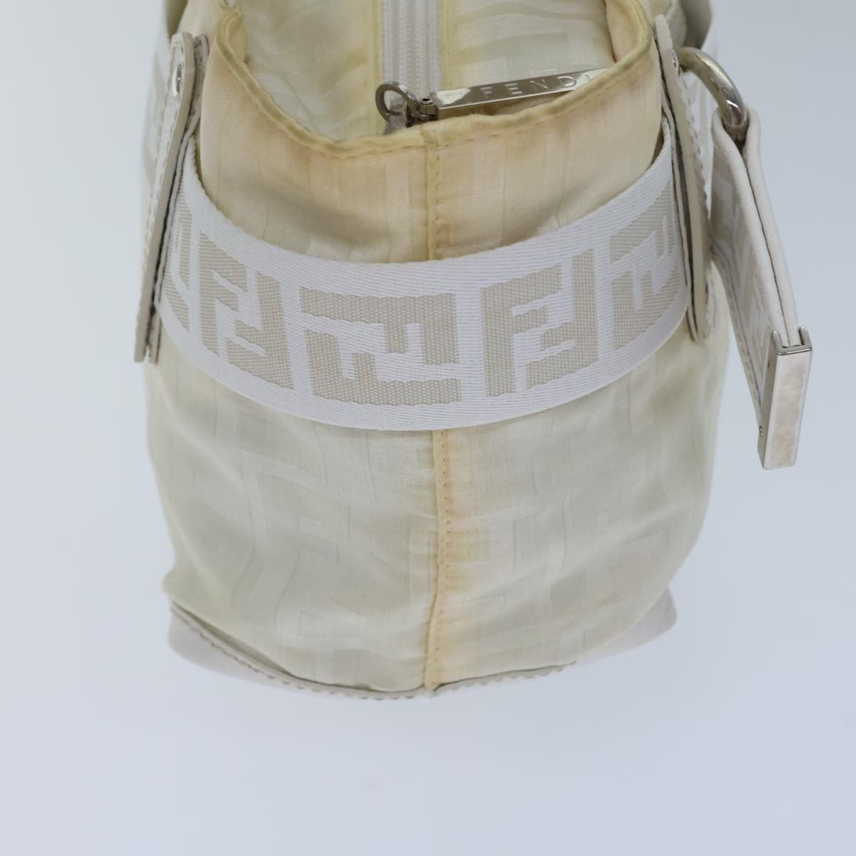 Fendi Zucca White Canvas Handbag (Pre-Owned) Size ONE SIZE - 13 Thumbnail