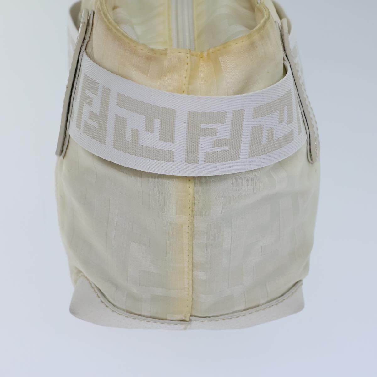 Fendi Zucca White Canvas Handbag (Pre-Owned) Size ONE SIZE - 12 Thumbnail