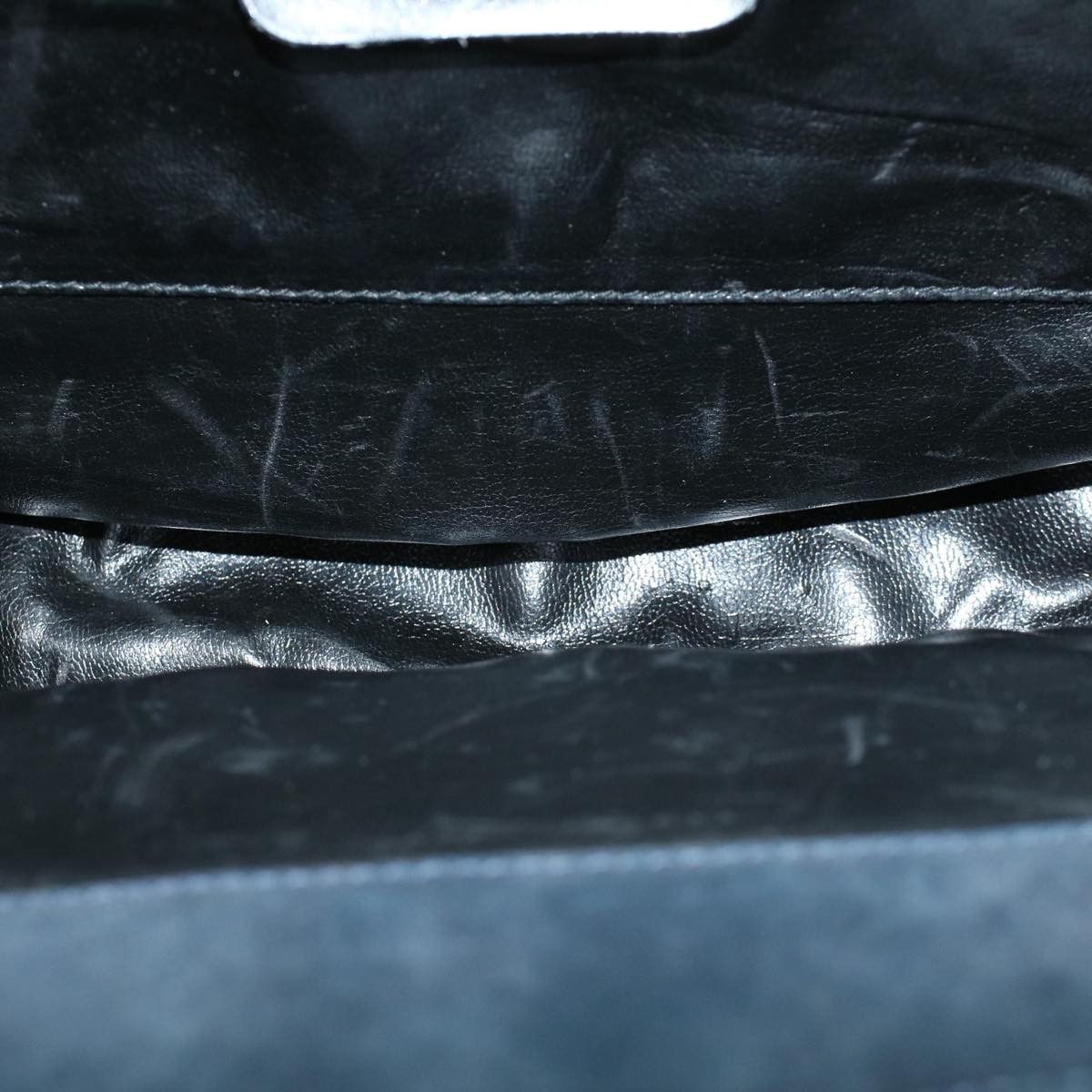 Salvatore Ferragamo Vara Black Suede Handbag (Pre-Owned) Size ONE SIZE - 5 Thumbnail