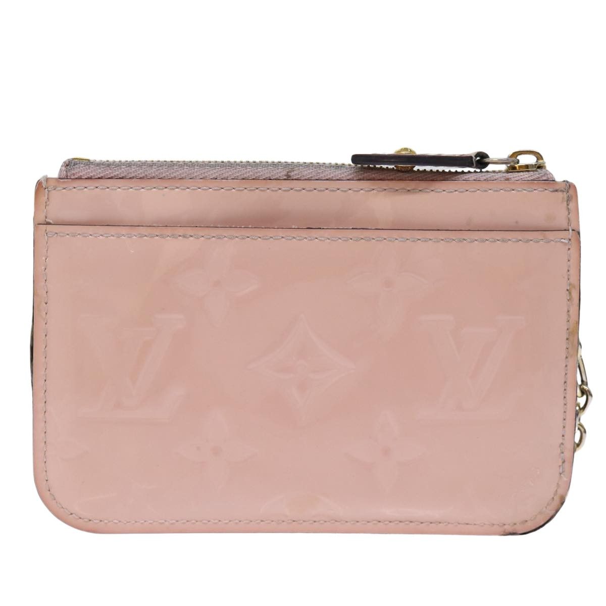 Louis Vuitton Pochette Clés Pink Patent Leather Wallet (Pre-Owned) Size ONE SIZE - 2 Thumbnail