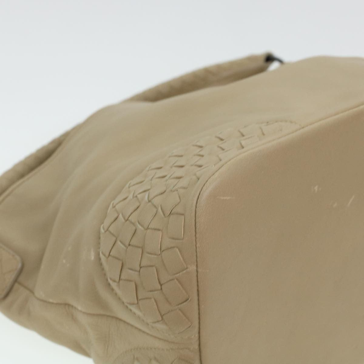 Bottega Veneta Intrecciato Beige Leather Shoulder Bag (Pre-Owned) Size ONE SIZE - 13 Thumbnail