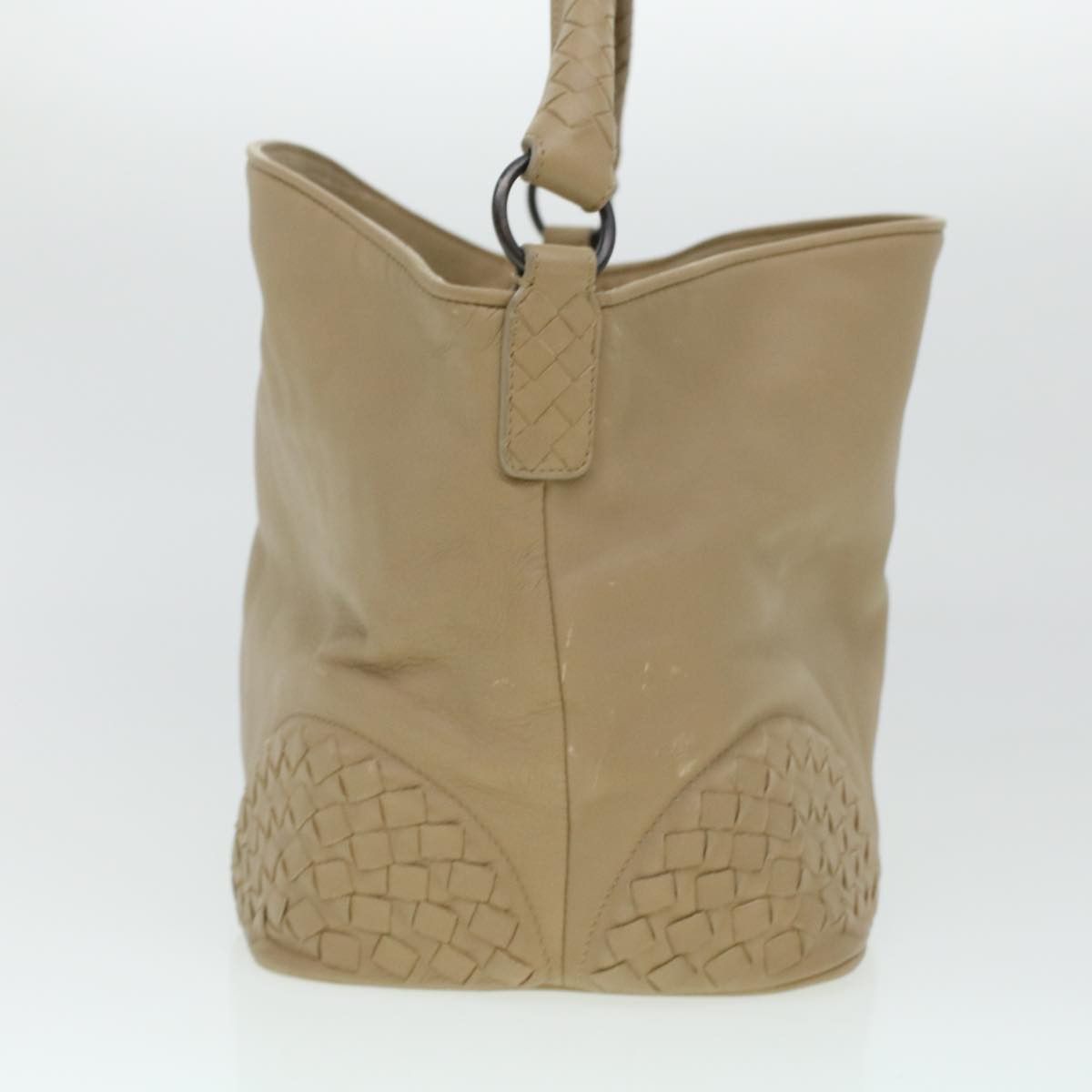Bottega Veneta Intrecciato Beige Leather Shoulder Bag (Pre-Owned) Size ONE SIZE - 10 Thumbnail