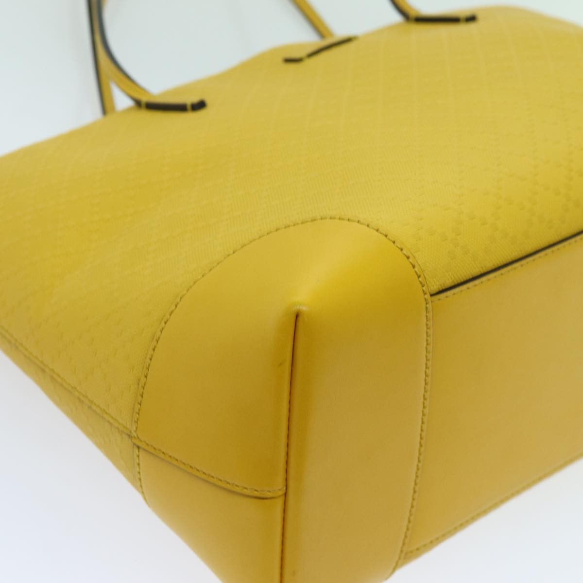 Gucci Diamante Yellow Leather Tote Bag (Pre-Owned) Size ONE SIZE - 16 Thumbnail