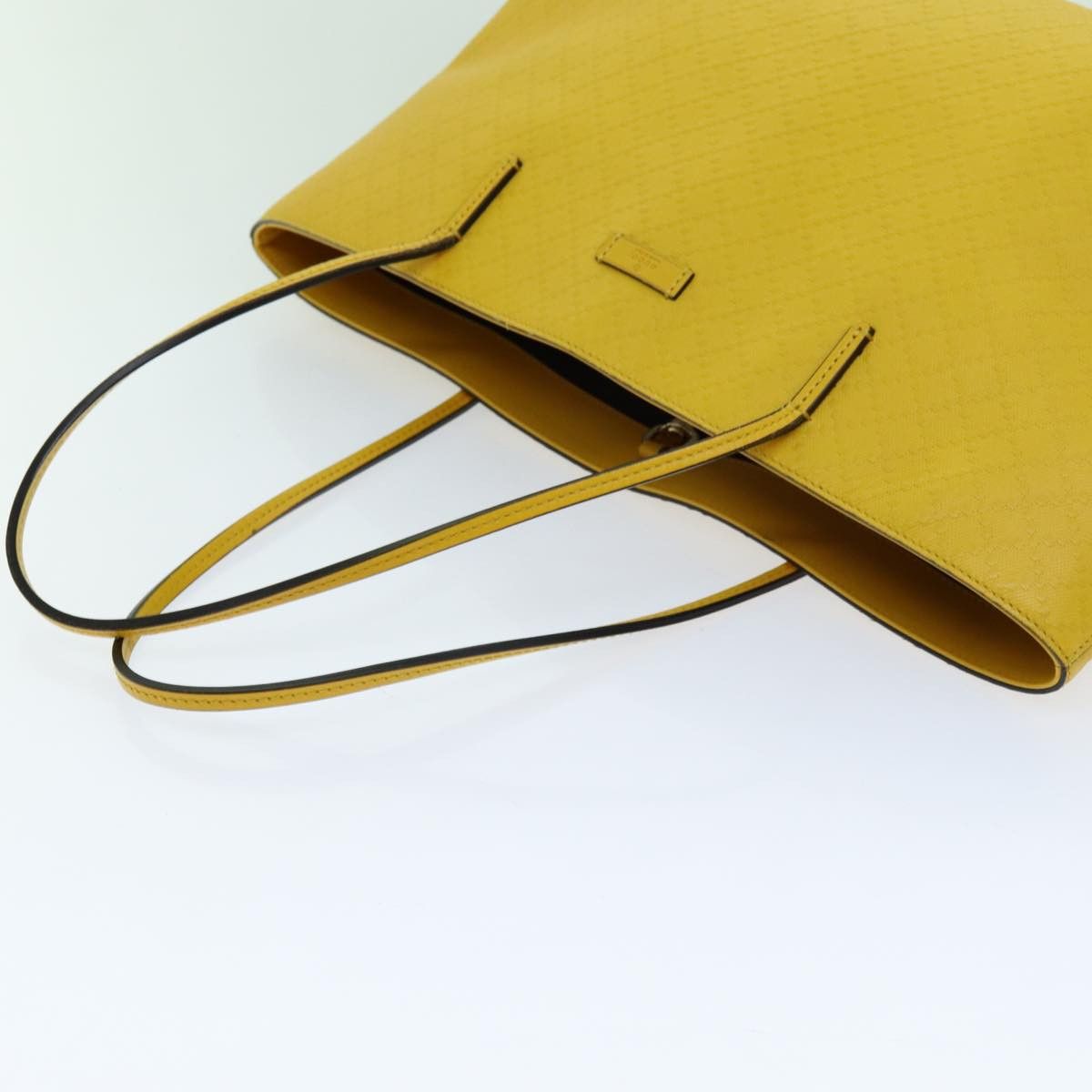 Gucci Diamante Yellow Leather Tote Bag (Pre-Owned) Size ONE SIZE - 4 Thumbnail