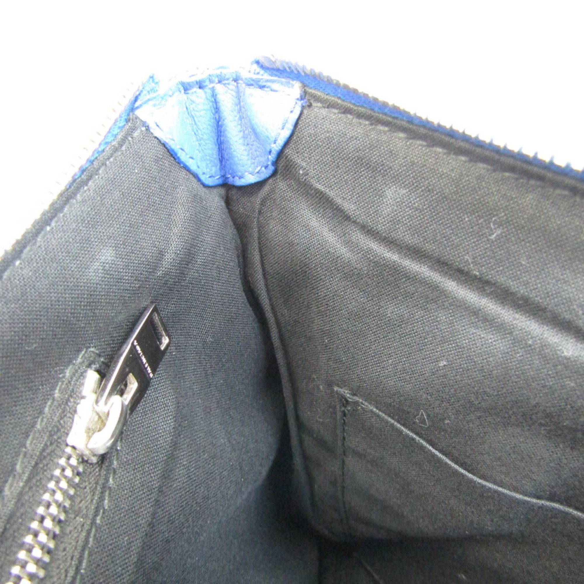 Balenciaga Blue Leather Clutch Bag (Pre-Owned) Size ONE SIZE - 11 Thumbnail