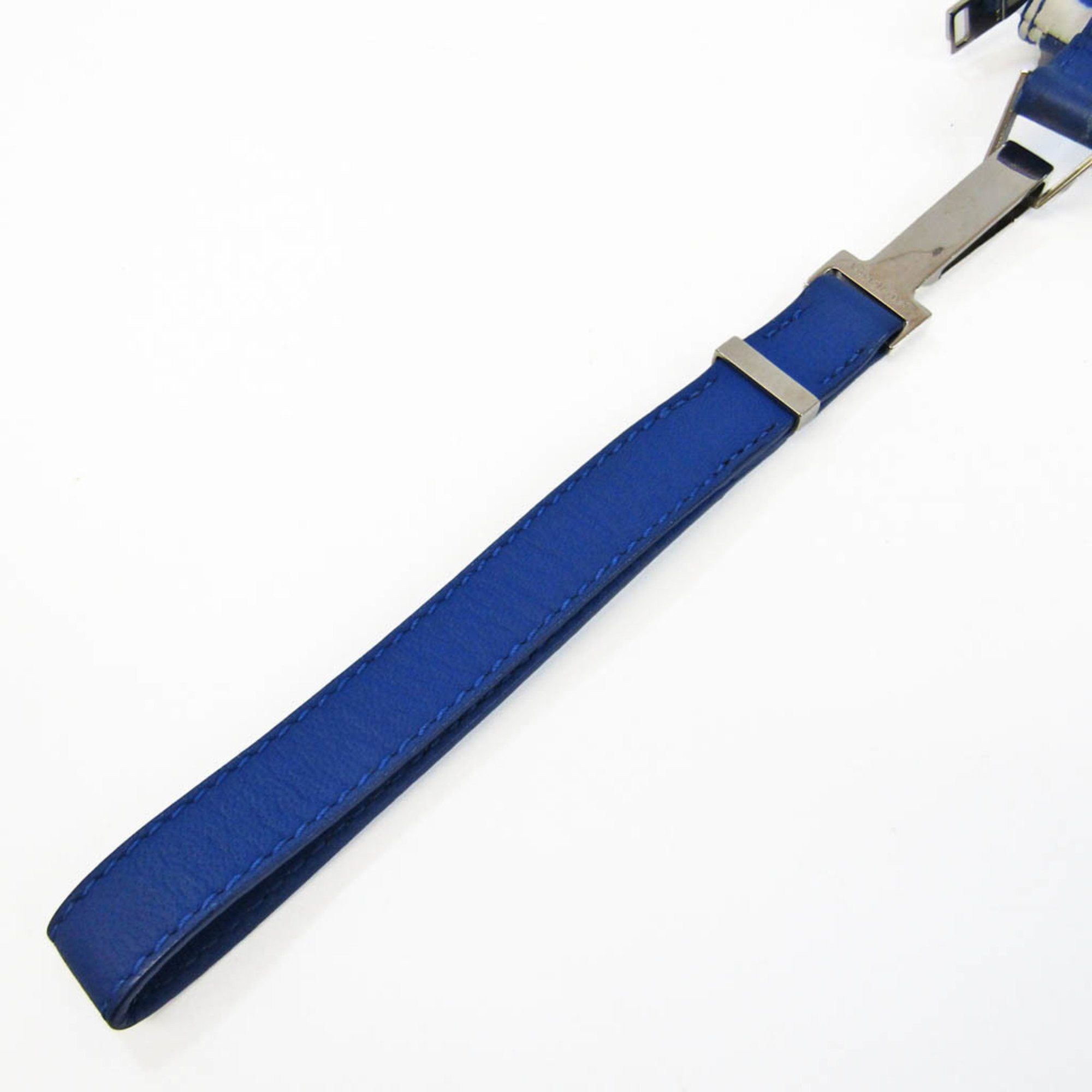 Balenciaga Blue Leather Clutch Bag (Pre-Owned) Size ONE SIZE - 8 Thumbnail