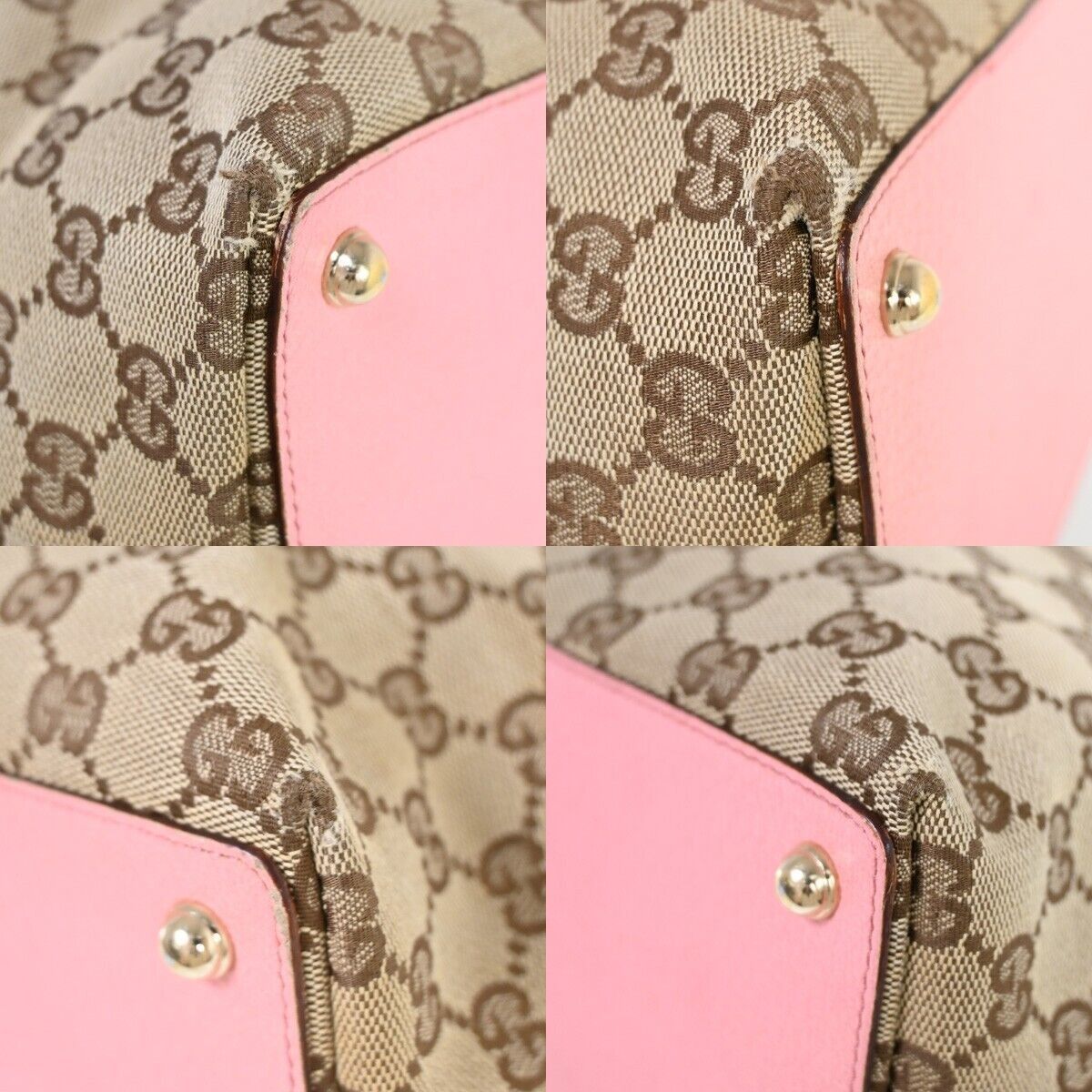 Gucci Eclipse Beige Canvas Tote Bag (Pre-Owned) Size ONE SIZE - 6 Thumbnail