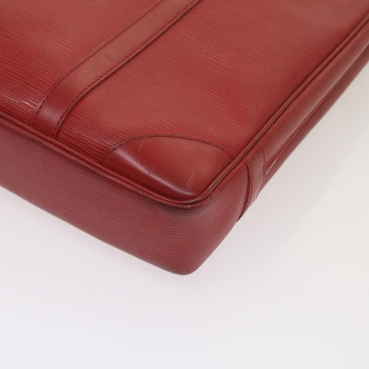Louis Vuitton Vivienne Red Leather Briefcase Bag (Pre-Owned) Size ONE SIZE - 8 Thumbnail