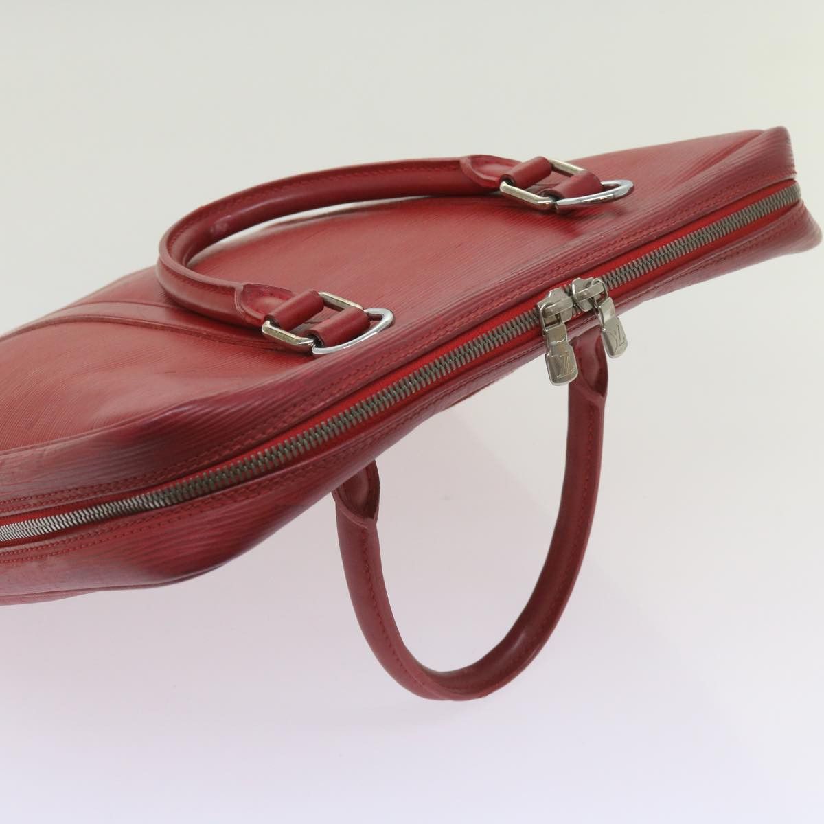 Louis Vuitton Vivienne Red Leather Briefcase Bag (Pre-Owned) Size ONE SIZE - 4 Thumbnail