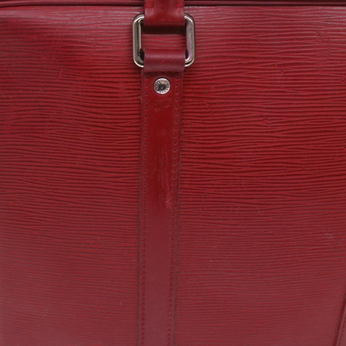 Louis Vuitton Vivienne Red Leather Briefcase Bag (Pre-Owned) Size ONE SIZE - 17 Thumbnail
