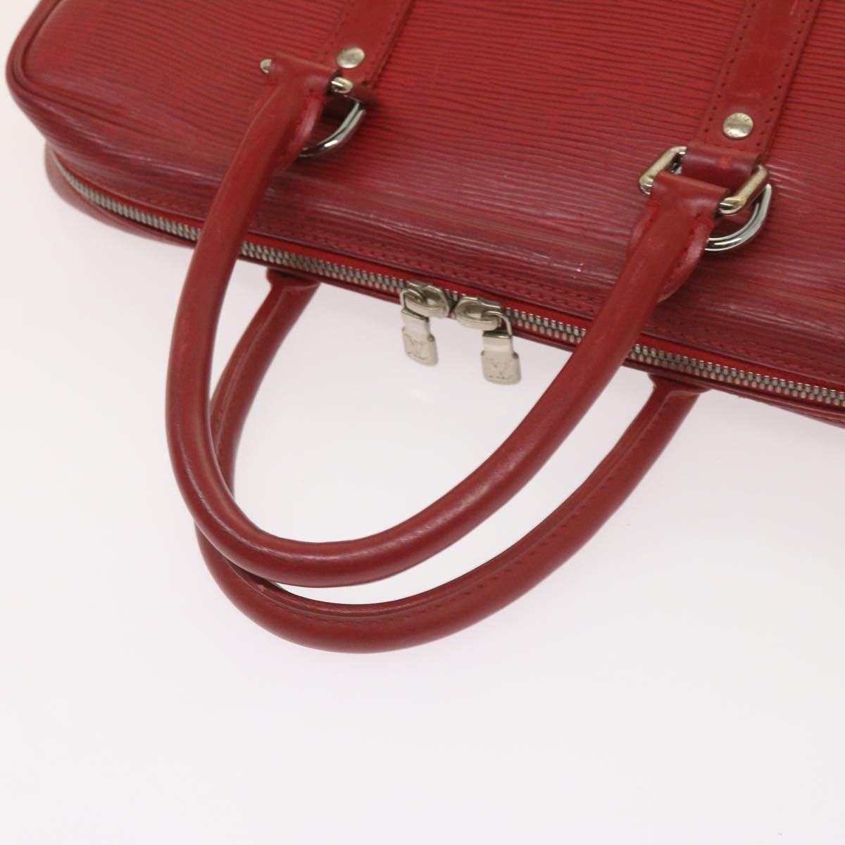 Louis Vuitton Vivienne Red Leather Briefcase Bag (Pre-Owned) Size ONE SIZE - 9 Thumbnail