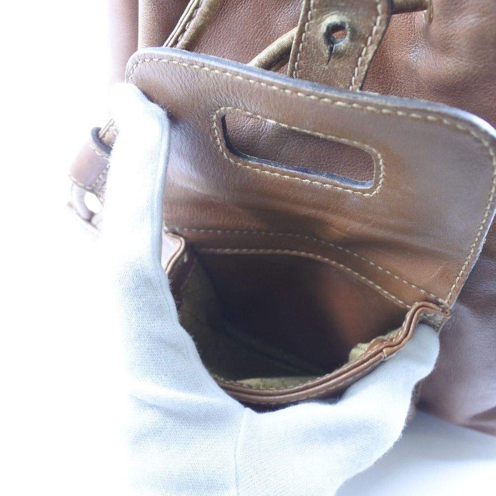 Gucci Bamboo Brown Pony-Style Calfskin Backpack Bag (Pre-Owned) Size ONE SIZE - 8 Thumbnail