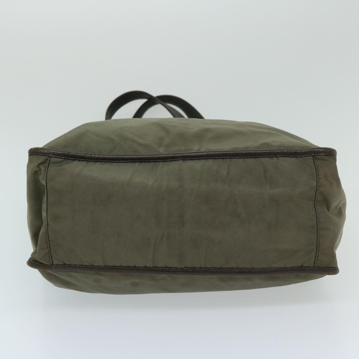 Prada Tessuto Khaki Synthetic Tote Bag (Pre-Owned) Size ONE SIZE - 3 Thumbnail