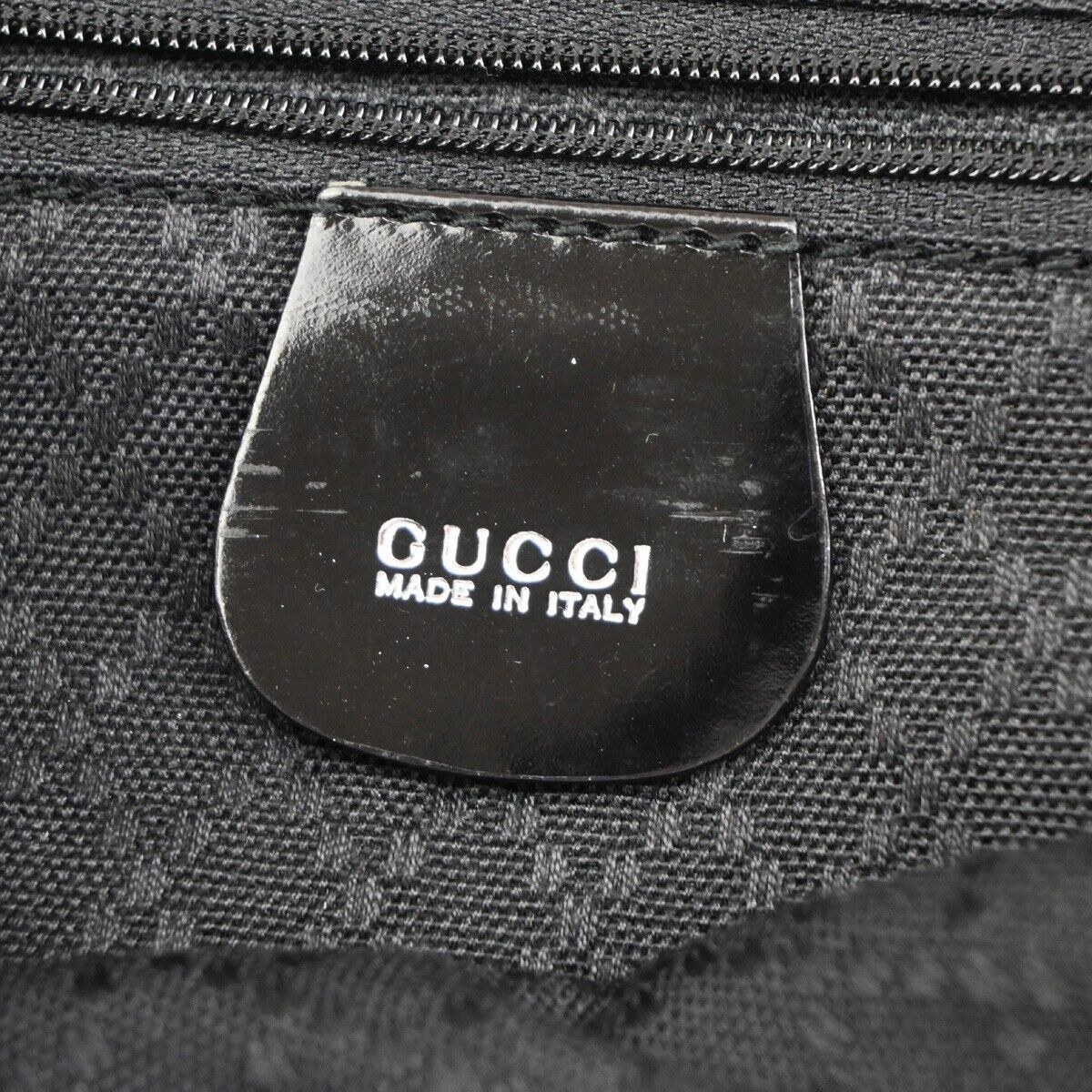 Gucci Bamboo Black Synthetic Handbag (Pre-Owned) Size ONE SIZE - 9 Thumbnail