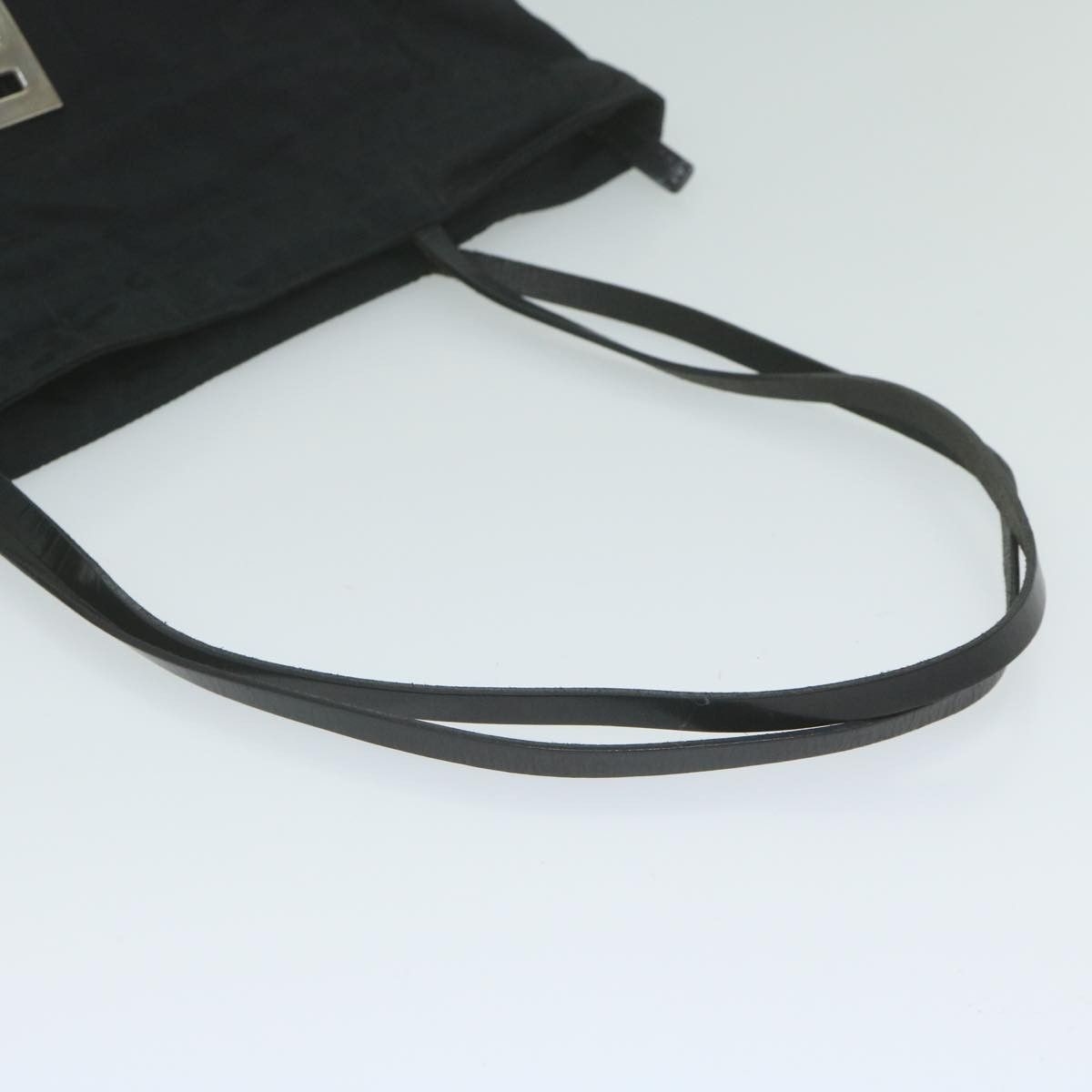 Fendi Black Canvas Tote Bag (Pre-Owned) Size ONE SIZE - 4 Thumbnail