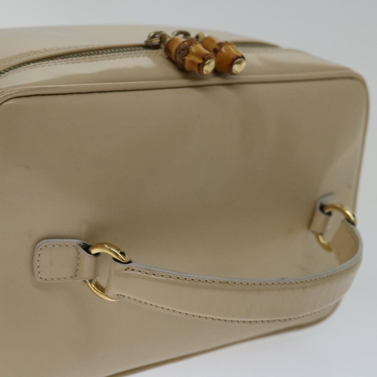 Gucci Vanity Ecru Patent Leather Clutch Bag (Pre-Owned) Size ONE SIZE - 4 Thumbnail