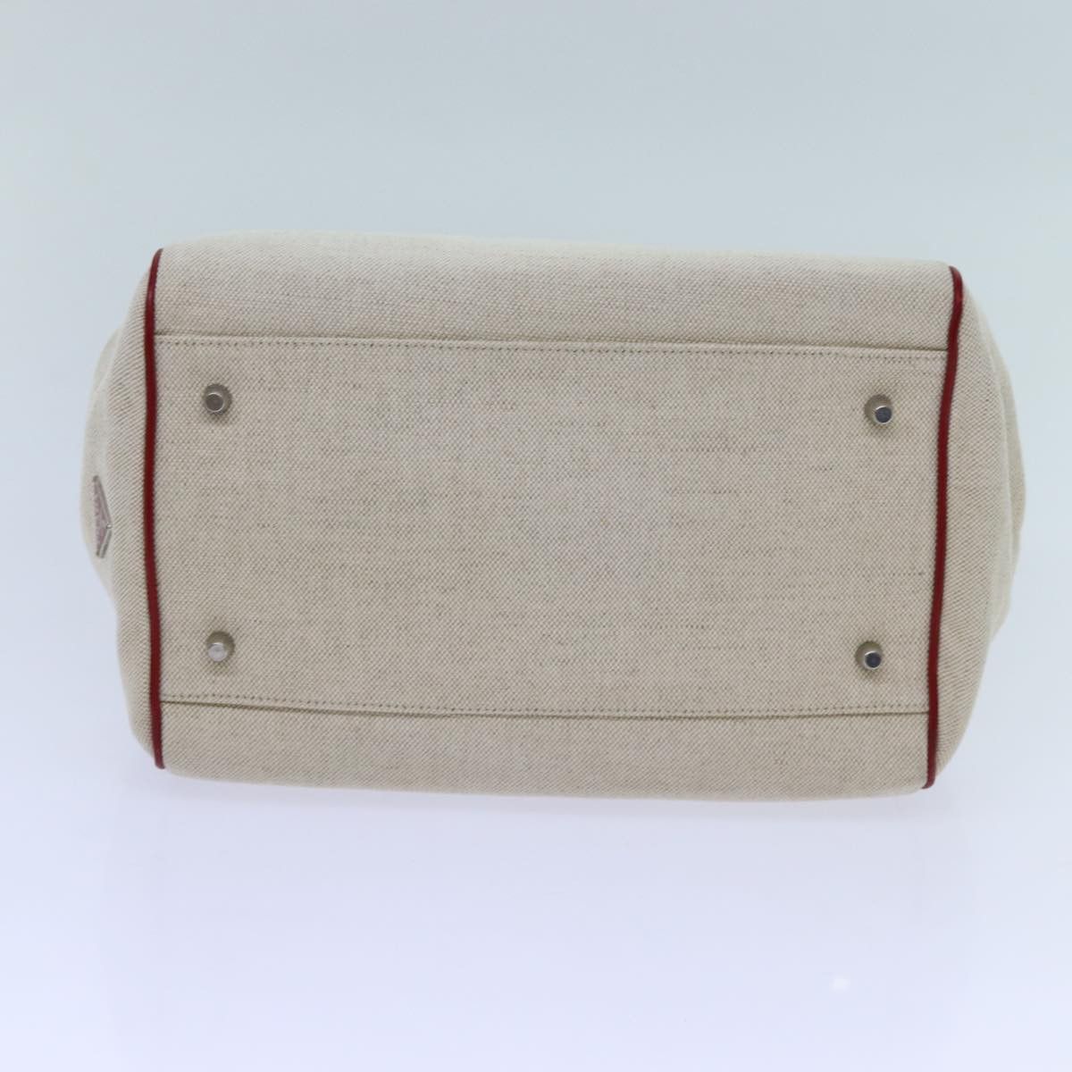 Prada Canapa Beige Canvas Handbag (Pre-Owned) Size ONE SIZE - 3 Thumbnail