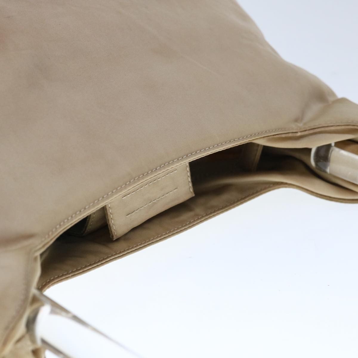 Prada Beige Synthetic Shoulder Bag (Pre-Owned) Size ONE SIZE - 4 Thumbnail