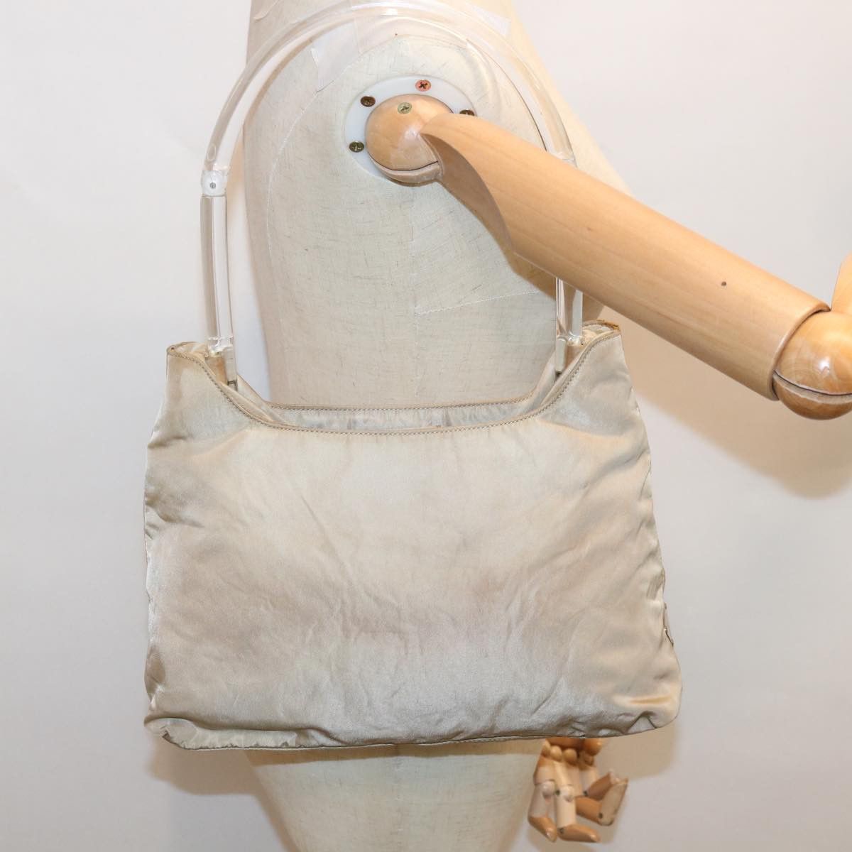 Prada Beige Synthetic Shoulder Bag (Pre-Owned) Size ONE SIZE - 7 Thumbnail