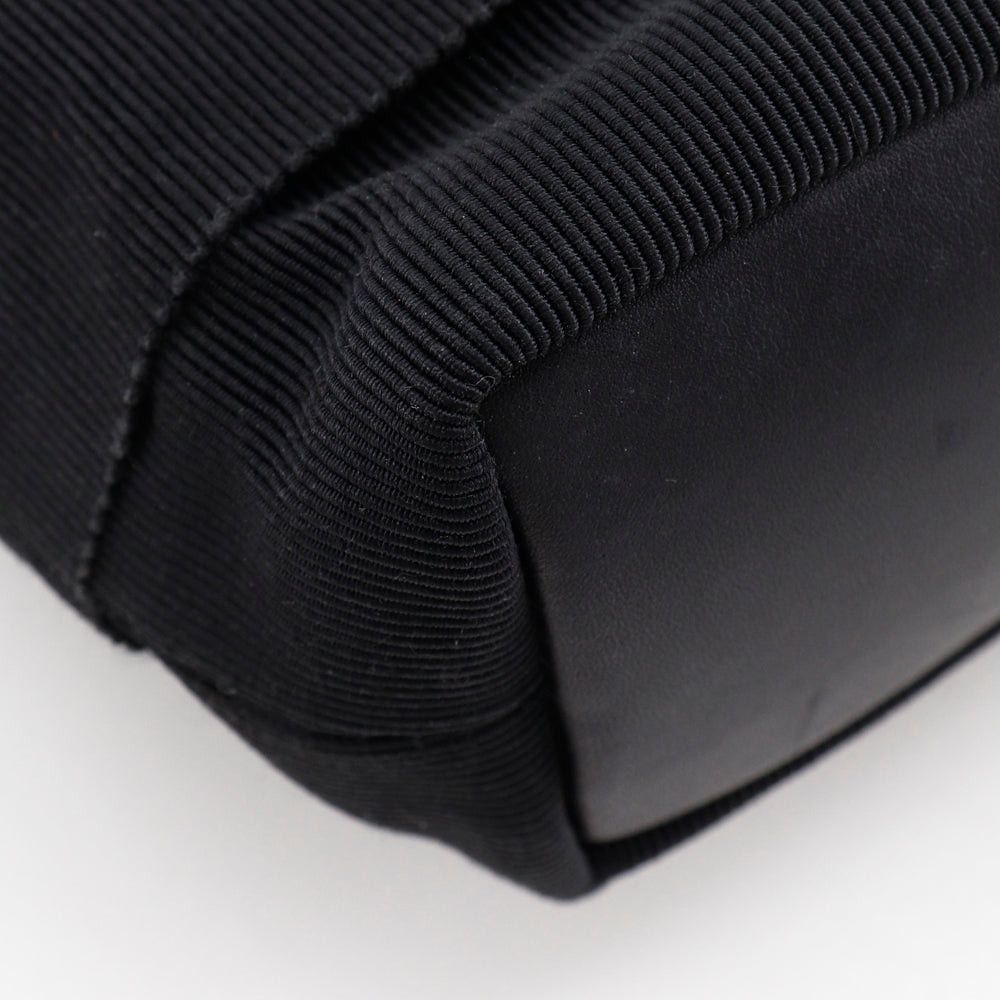 Salvatore Ferragamo Black Canvas Handbag (Pre-Owned) Size ONE SIZE - 3 Thumbnail