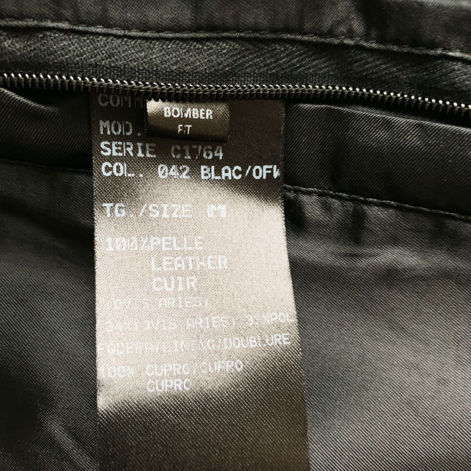 Neil Barrett Neil Barrett Lightening Bolt Leather Quilted Bomber Jacket Size US M / EU 48-50 / 2 - 3 Thumbnail