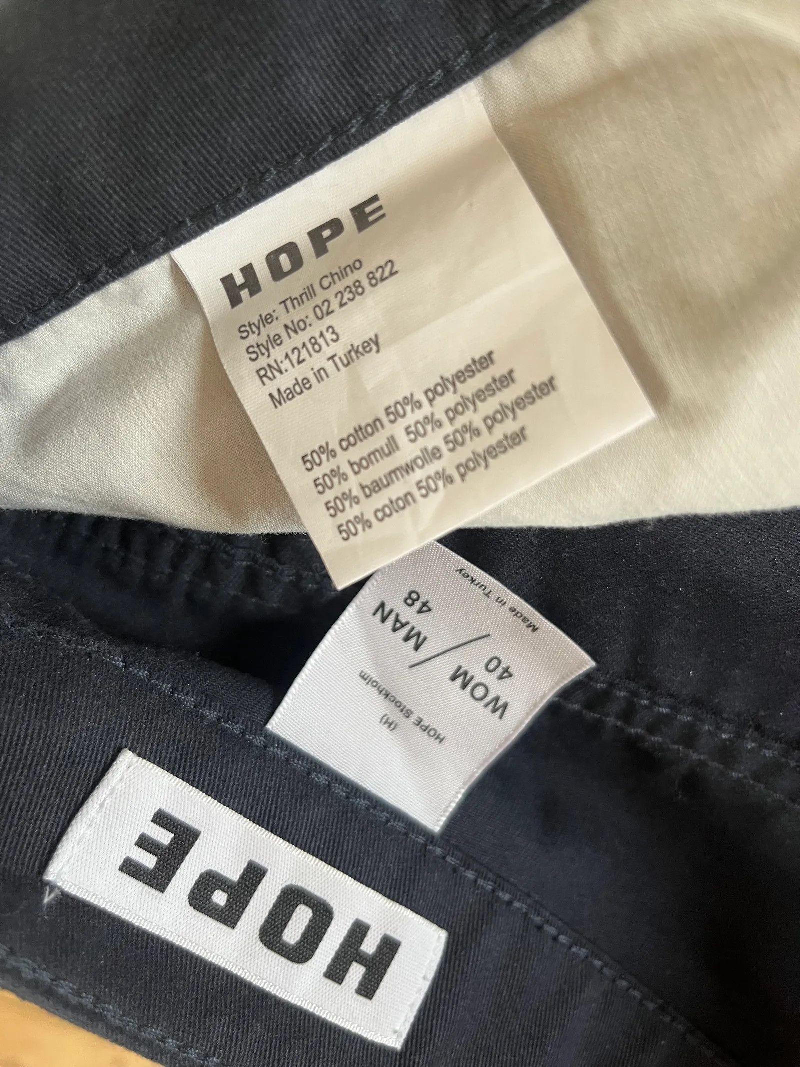 Hope Hope Thrill Chino Pants Size 28" / US 6 / IT 42 - 3 Thumbnail