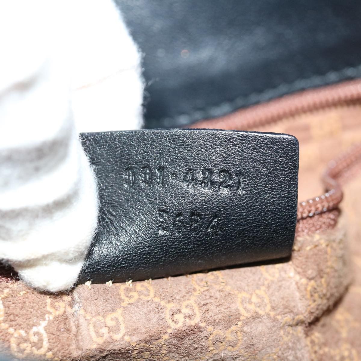 Gucci Elizabeth Black Leather Shoulder Bag (Pre-Owned) Size ONE SIZE - 6 Thumbnail