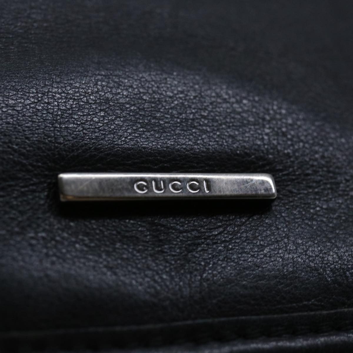 Gucci Elizabeth Black Leather Shoulder Bag (Pre-Owned) Size ONE SIZE - 20 Thumbnail