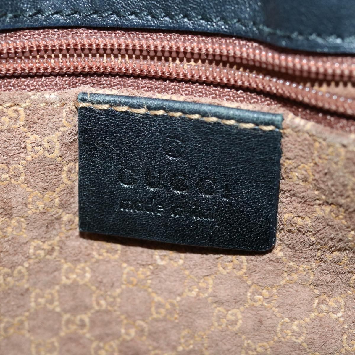 Gucci Elizabeth Black Leather Shoulder Bag (Pre-Owned) Size ONE SIZE - 7 Thumbnail