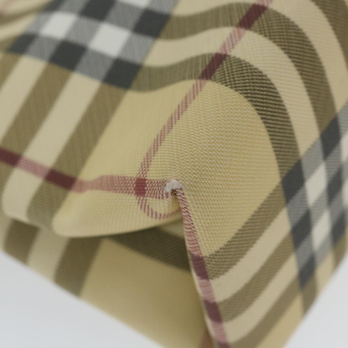 Burberry Nova Check Beige Canvas Handbag (Pre-Owned) Size ONE SIZE - 12 Thumbnail