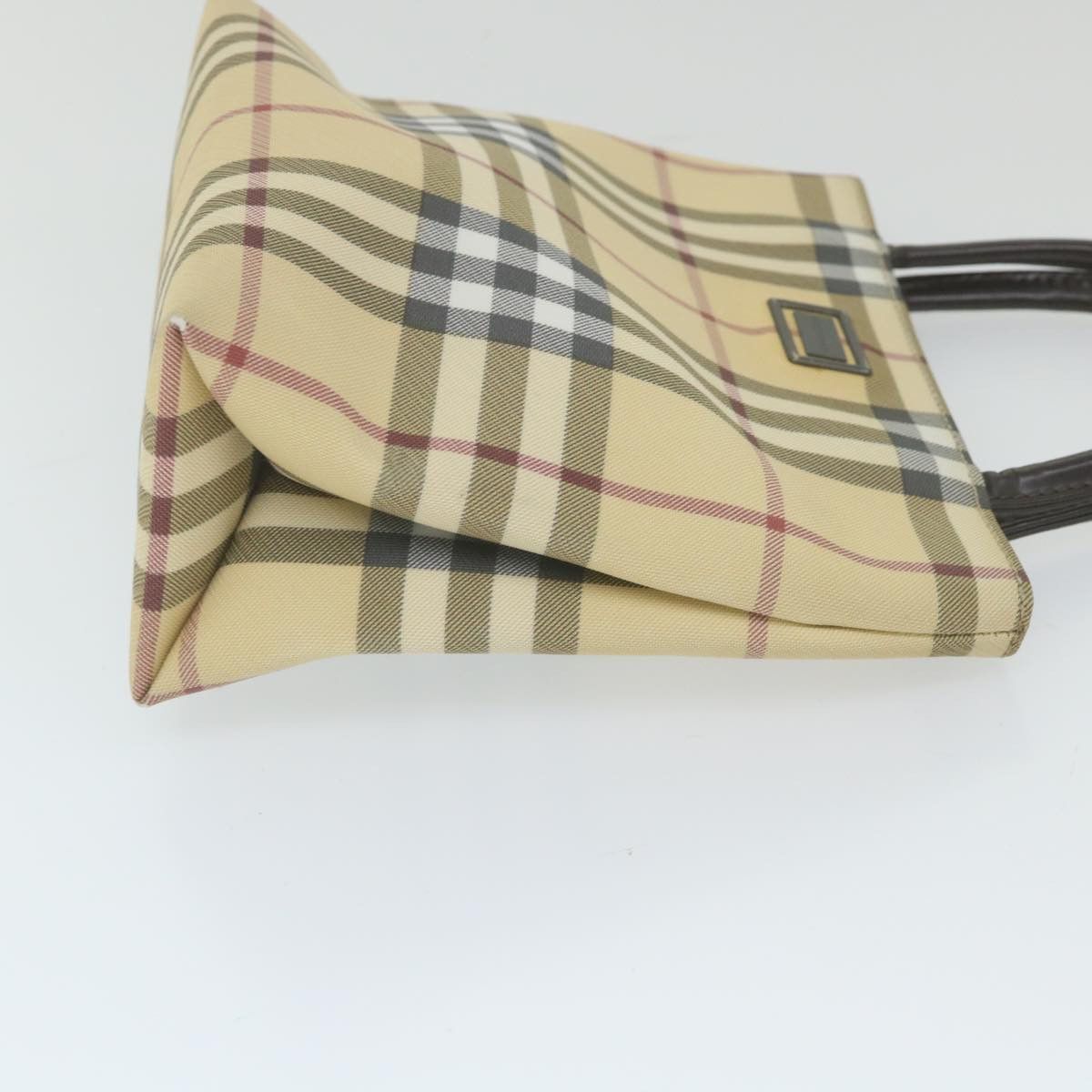 Burberry Nova Check Beige Canvas Handbag (Pre-Owned) Size ONE SIZE - 8 Thumbnail