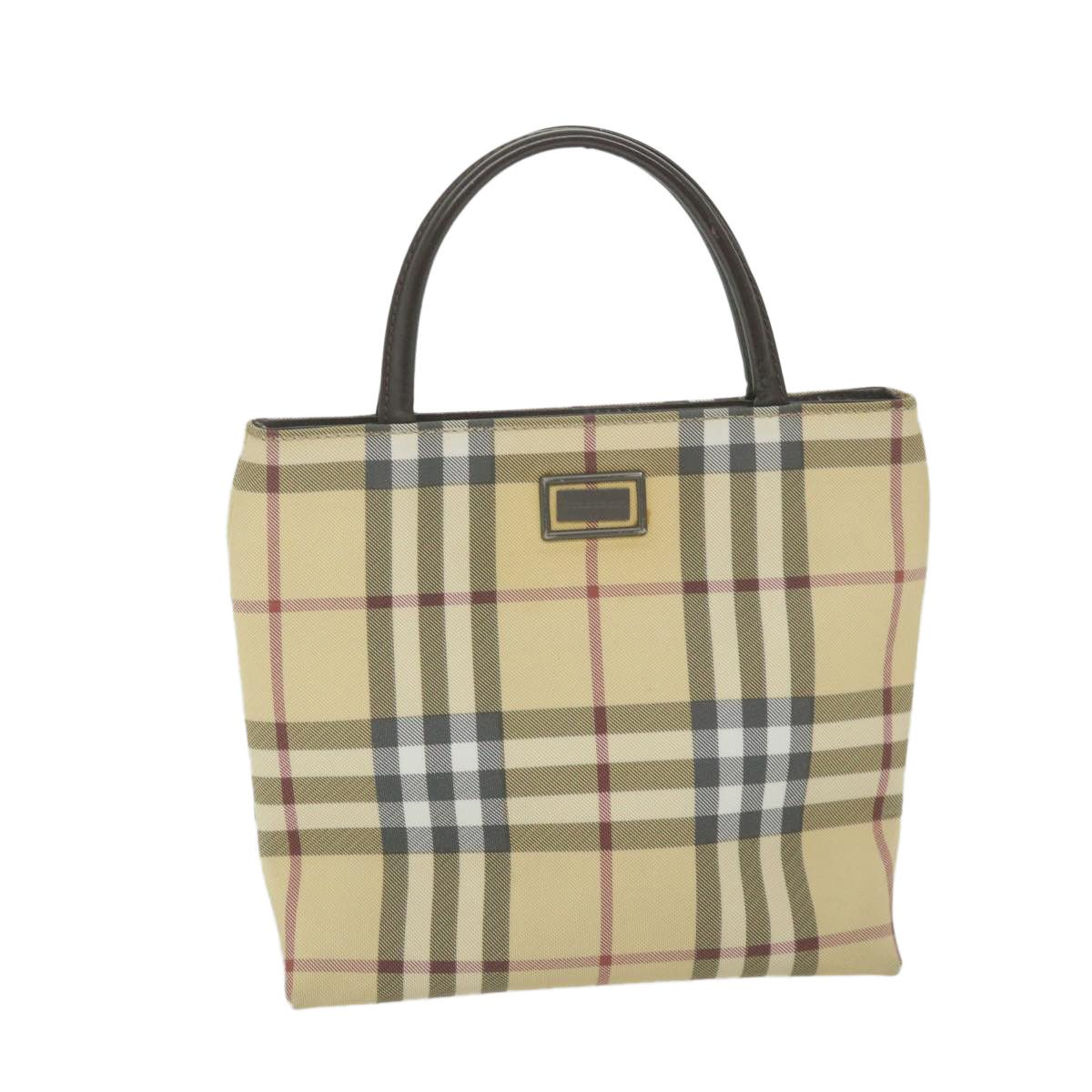 Burberry Nova Check Beige Canvas Handbag (Pre-Owned) Size ONE SIZE - 15 Thumbnail