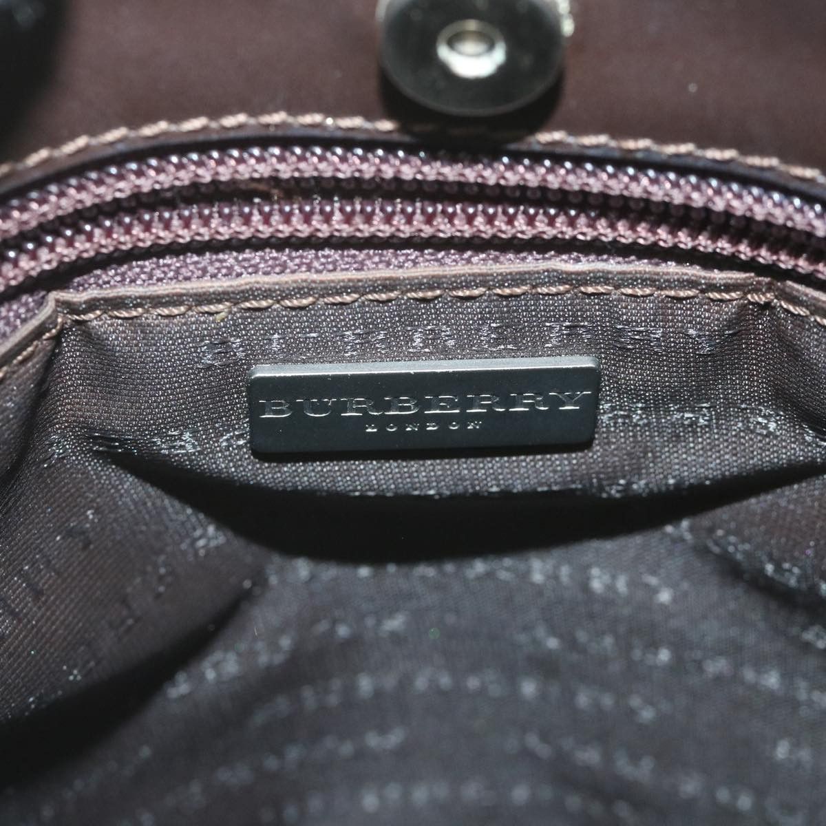 Burberry Nova Check Beige Canvas Handbag (Pre-Owned) Size ONE SIZE - 6 Thumbnail