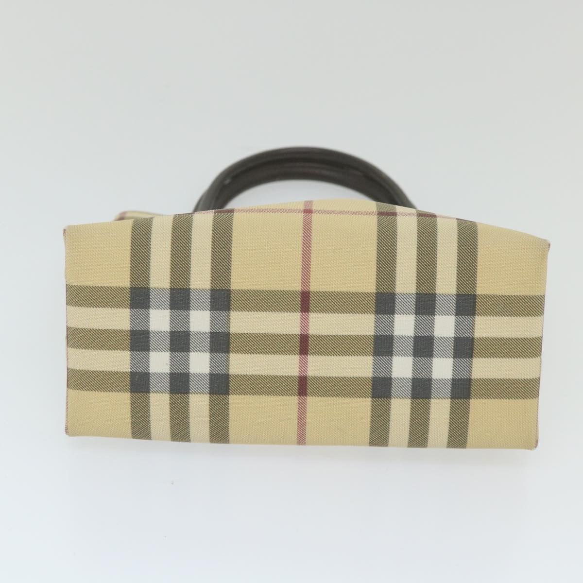 Burberry Nova Check Beige Canvas Handbag (Pre-Owned) Size ONE SIZE - 3 Thumbnail