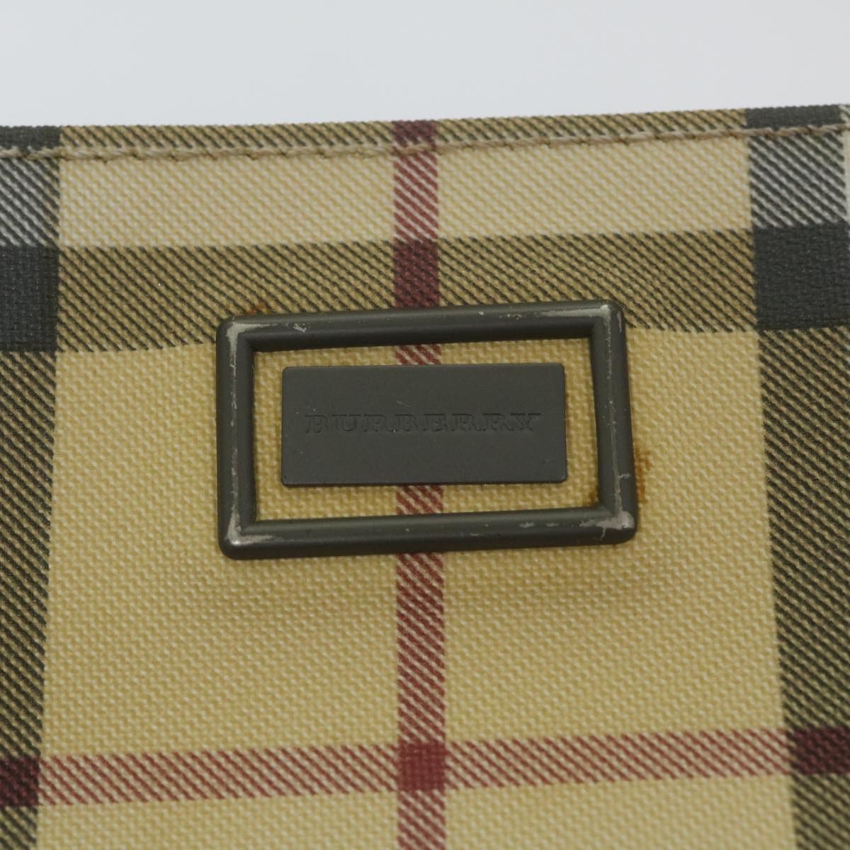 Burberry Nova Check Beige Canvas Handbag (Pre-Owned) Size ONE SIZE - 16 Thumbnail