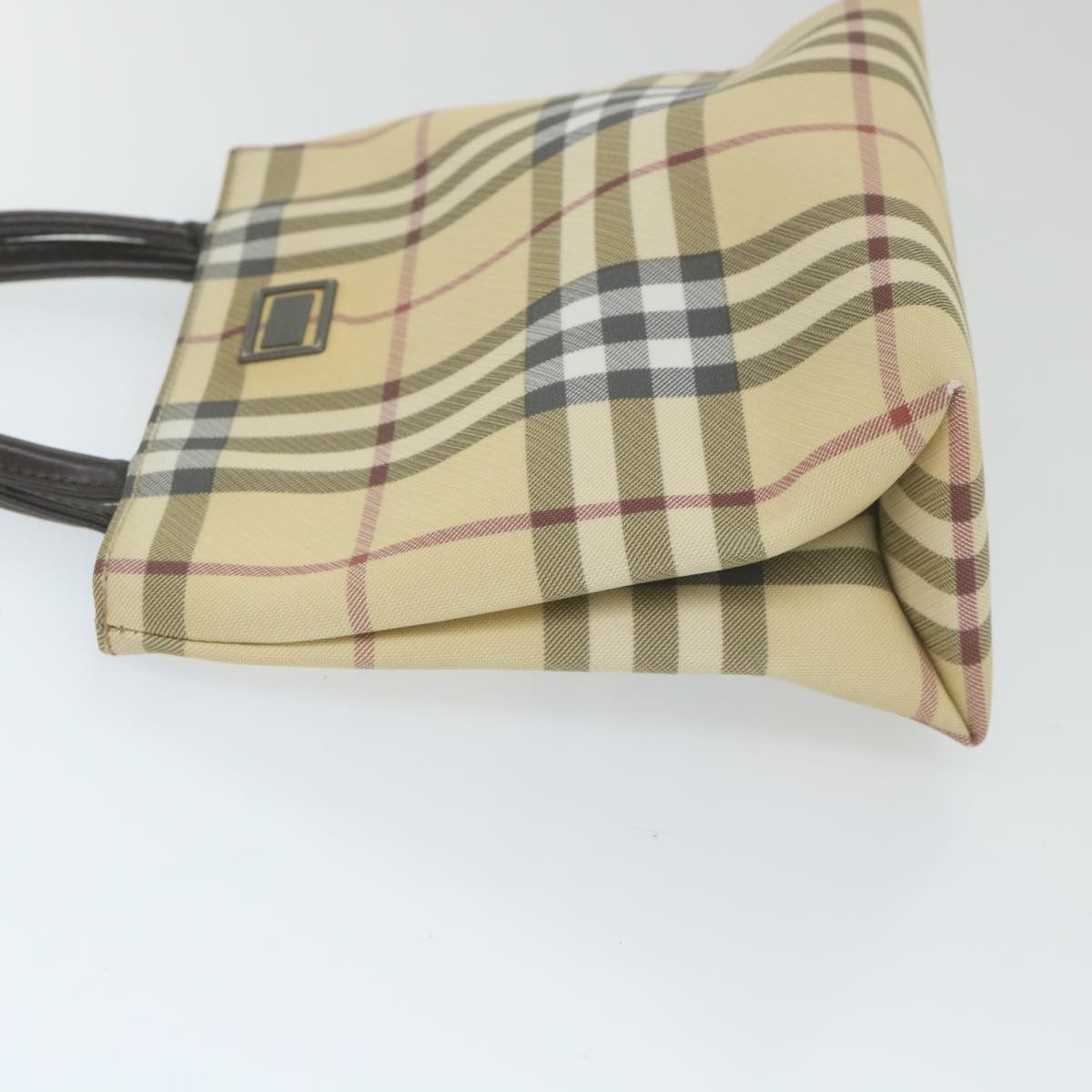 Burberry Nova Check Beige Canvas Handbag (Pre-Owned) Size ONE SIZE - 9 Thumbnail