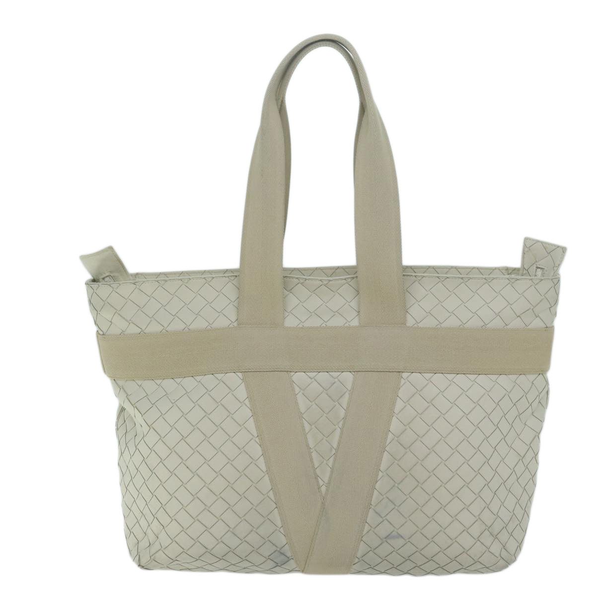 Bottega Veneta Intrecciato White Leather Tote Bag (Pre-Owned) Size ONE SIZE - 2 Thumbnail