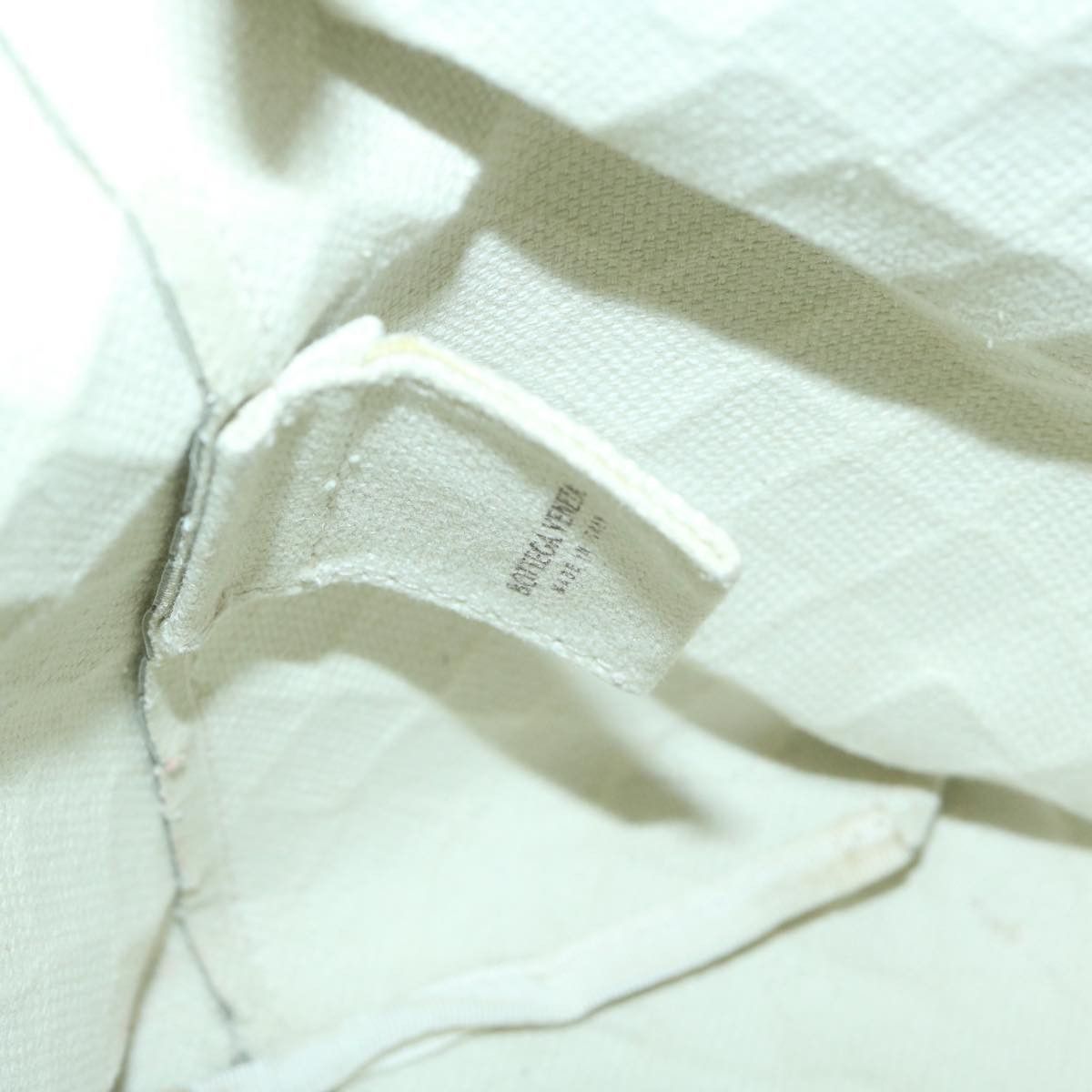 Bottega Veneta Intrecciato White Leather Tote Bag (Pre-Owned) Size ONE SIZE - 8 Thumbnail