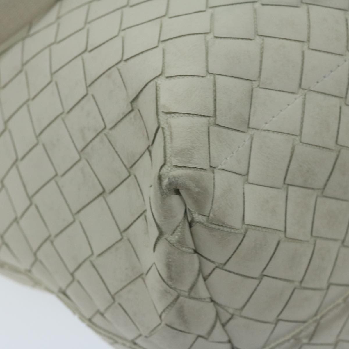 Bottega Veneta Intrecciato White Leather Tote Bag (Pre-Owned) Size ONE SIZE - 17 Thumbnail