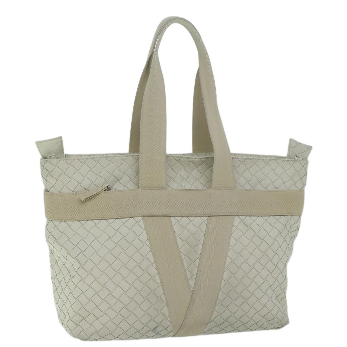 Bottega Veneta Intrecciato White Leather Tote Bag (Pre-Owned) Size ONE SIZE - 9 Thumbnail