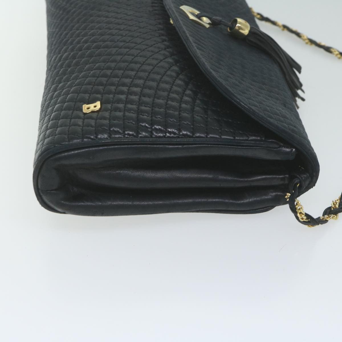 Bally Navy Leather Shoulder Bag (Pre-Owned) Size ONE SIZE - 9 Thumbnail