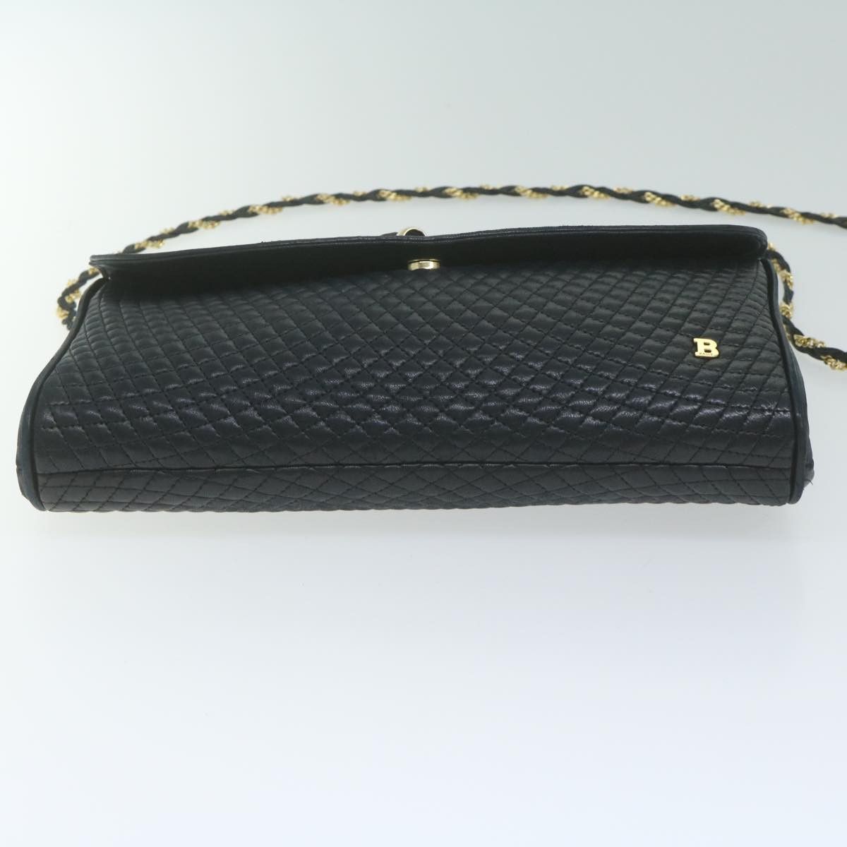 Bally Navy Leather Shoulder Bag (Pre-Owned) Size ONE SIZE - 3 Thumbnail